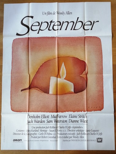 September woody allen affiche - september,