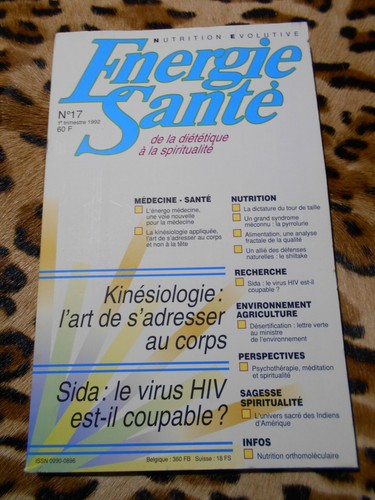 Revue energie santé - santé, n°