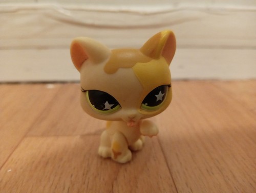 Littlest pet shop chat jaune - shop,