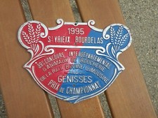 Ancienne plaque Boucherie Limousine genisses bourdelas 1995