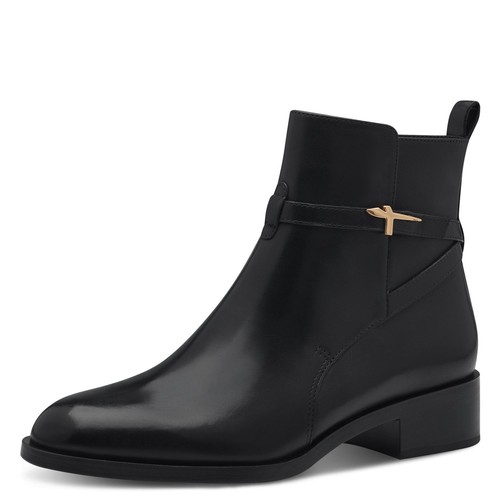 Bottines femme cuir noir - bottines, À