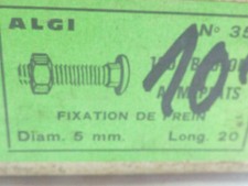 ALGI 5 vis M5 tête bombée