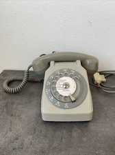 ancien telephone filaire socotel S63 Gris Cadran Rotatif PTT Deco Rétro Vintage