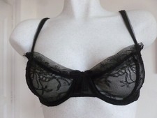RAFFINE SOUTIEN GORGE CHANTAL THOMASS TULLE DENTELLE NOIRE D 70