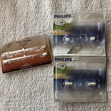 Lot 4 ampoules halogène linéaire, 750 4600 L/60 330W, blanc chaud, baguettes