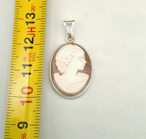 Pendentif femme camée vrai - camée,