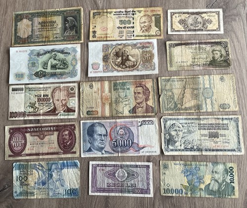 Lot billets du monde - lot, 25