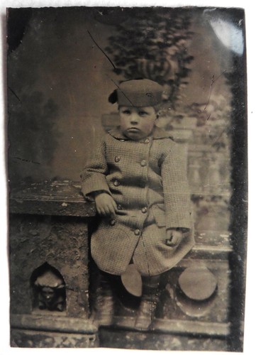 Ferrotype photo enfant - ferrotype, 1/6