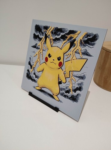 Tableau relief pikachu - tableau,