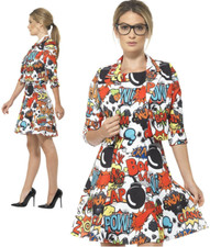 Robe Comic Strip Pour Femmes