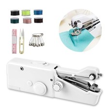 Mini Machine à Coudre Manuelle Blanche Machine Coudre Manuelle Double Fil Équ...
