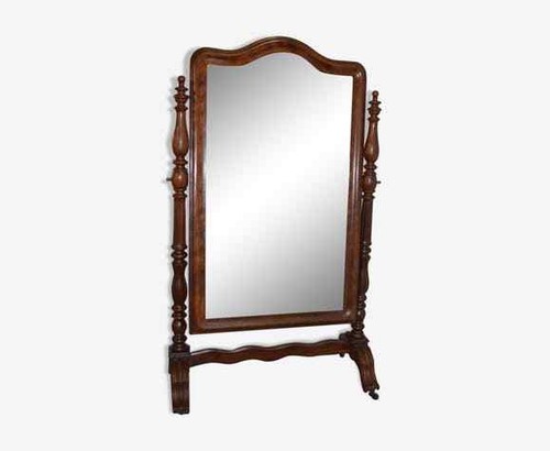 Miroir psychée acajou - psychée, en