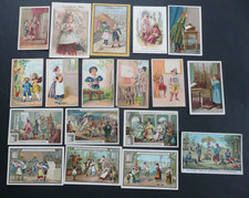 Lot de 18 anciens CHROMOS