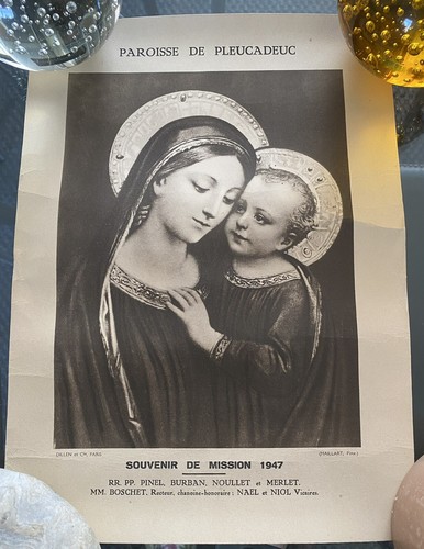 Image pieuse souvenir - -,