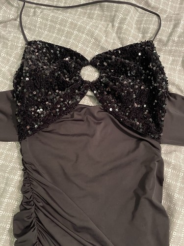 Mini dress robe sexy - , sequin