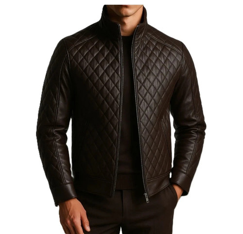 Nouveau blouson biker - en, cuir