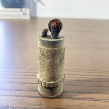 Briquet ancien de soldat 1910 Métal gravé WW1