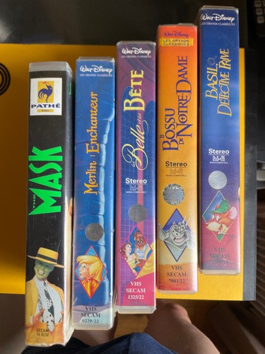 Lot cassettes vidéo vhs - vidéo,
