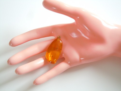 Nature ambre pendentif avec - nature,