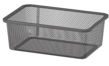 Boîte de rangement en maille IKEA TROFAST, gris foncé, 20 x 30 x 10 cm