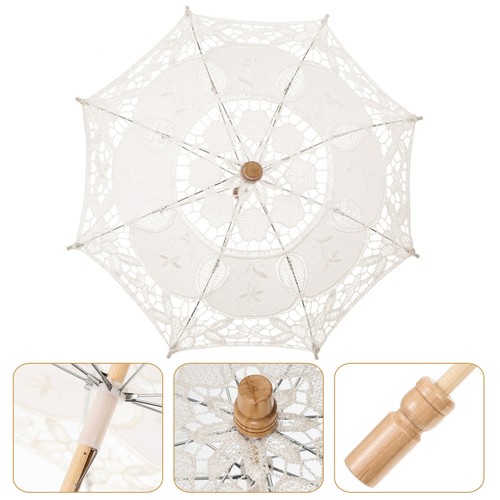 Parapluie dentelle gracieux - parapluie,
