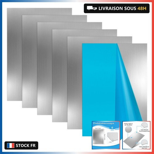 Pièces plaque aluminium - 6,