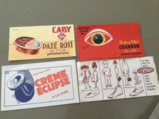 lot  4 anciens buvards