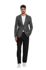 2800$ GIORGIO ARMANI Blouson Noir UPTON Gris 100% Cachemire Slim