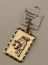 Médaille ancien Stock Neuf  « Astrologie Taureau » - plaqué or