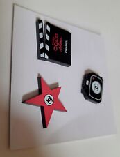 Lot 3 Petites Broches Aimantées "Rouge Coco Shine" VIP GIFT Chanel Makeup Neuf 