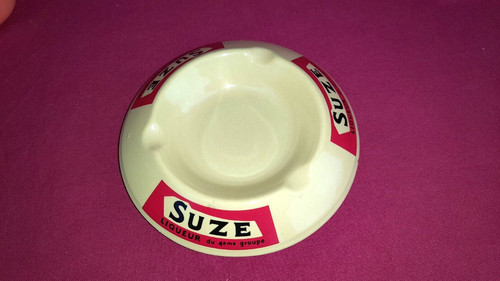 Ancien cendrier suze liqueur - ancien,