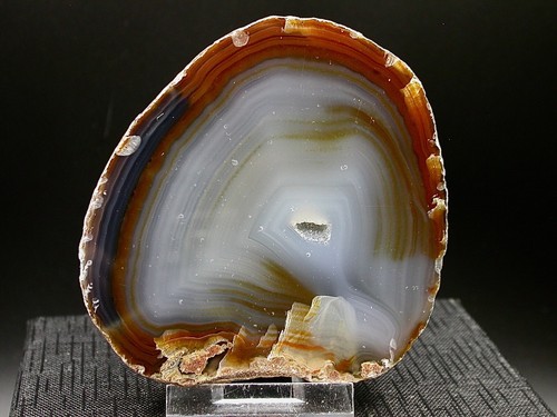 Demi géode agate - demi,