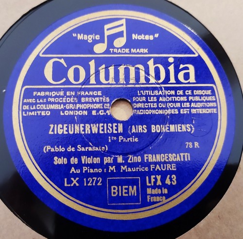 78rpm zino francescatti - zino,
