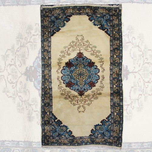 Tapis oushak beige vintage - tapis, 3