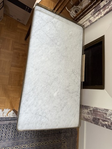 Table basse bois marbre - et,