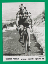 CYCLISME repro PHOTO cycliste CHRISTIAN POIRIER équipe LEJEUNE BP