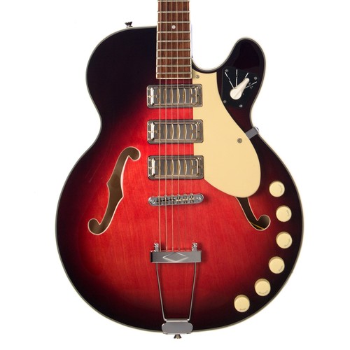 Airline guitars h59 - airline, redburst