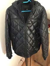 blouson  CELIO noir,simili