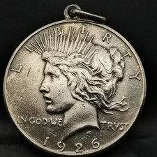 PENDENTIF 1 PEACE DOLLAR 1926