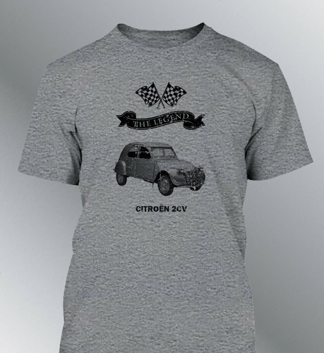 Tee shirt homme citroën 2cv - tee,