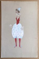 Dessin Gouache Projet Costume