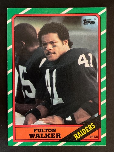 Fulton walker 1986 topps - fulton,