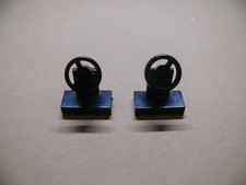 Lego 2 x blackVehicle, Steering Stand  w/ Steering Wheel 3406 76047 ref 3829c01