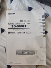 Manuel TOSHIBA SD-500EE