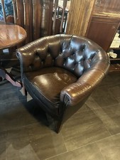 fauteuil chesterfield cuir