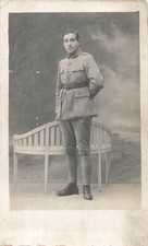 Thème guerre carte photo de militaire 16020