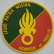 Ecusson/Patch PVC Légion étrangère - 8,5 cm -A COUDRE - 1 2 3 REI RE REP REG REC