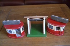 @@@ ANCIEN TELEPHERIQUE EN BOIS - MANUEL - PORTES COULISSANTES DES CABINES-TBE-