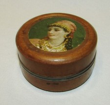 BOITE RONDE ANCIENNE EN CARTON