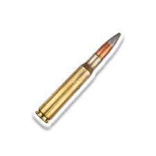 50 BMG Round Sticker 6 inch